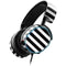 White and Black Stripes SteelSeries Arctis 3 Skin
